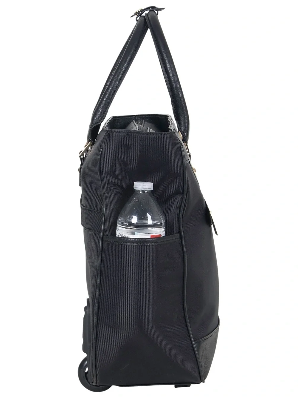 Kenneth Cole Black Laptop Tote with Gold Hardware